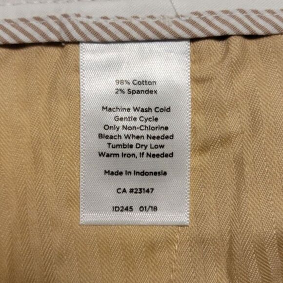 Talbots White Wide Crop Pants Sz 6P - Picture 6 of 9